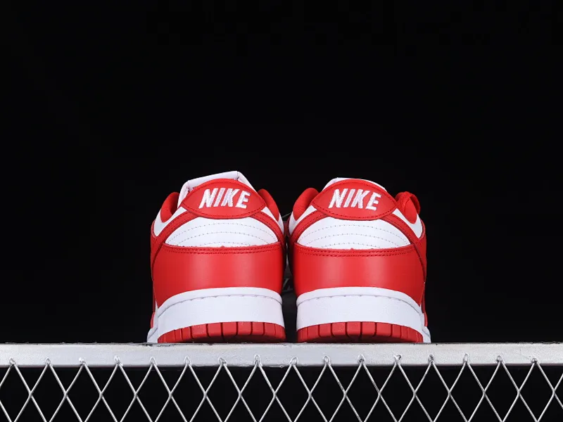 All categories Nk SB Dunk series Nk SB Dunk Low low-top sneakers M version pure original Nk Dunk Low SB "University Red" White and red Dunk series top layer low-top casual sports skateboard shoes CU1727-100